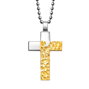 Two Colors Cross Men Jewelry Pendant